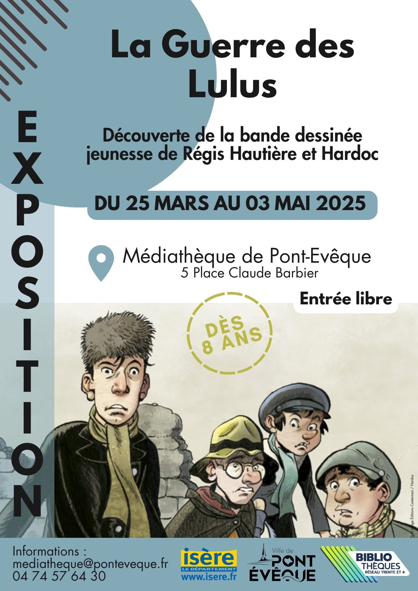 Affiche expo Guerre des Lulus