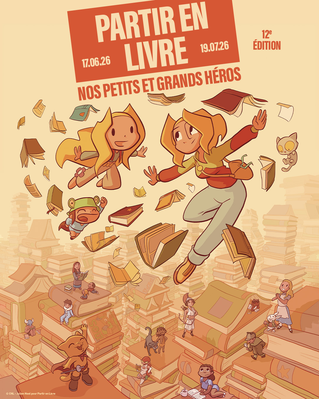 Affiche Partir en livre