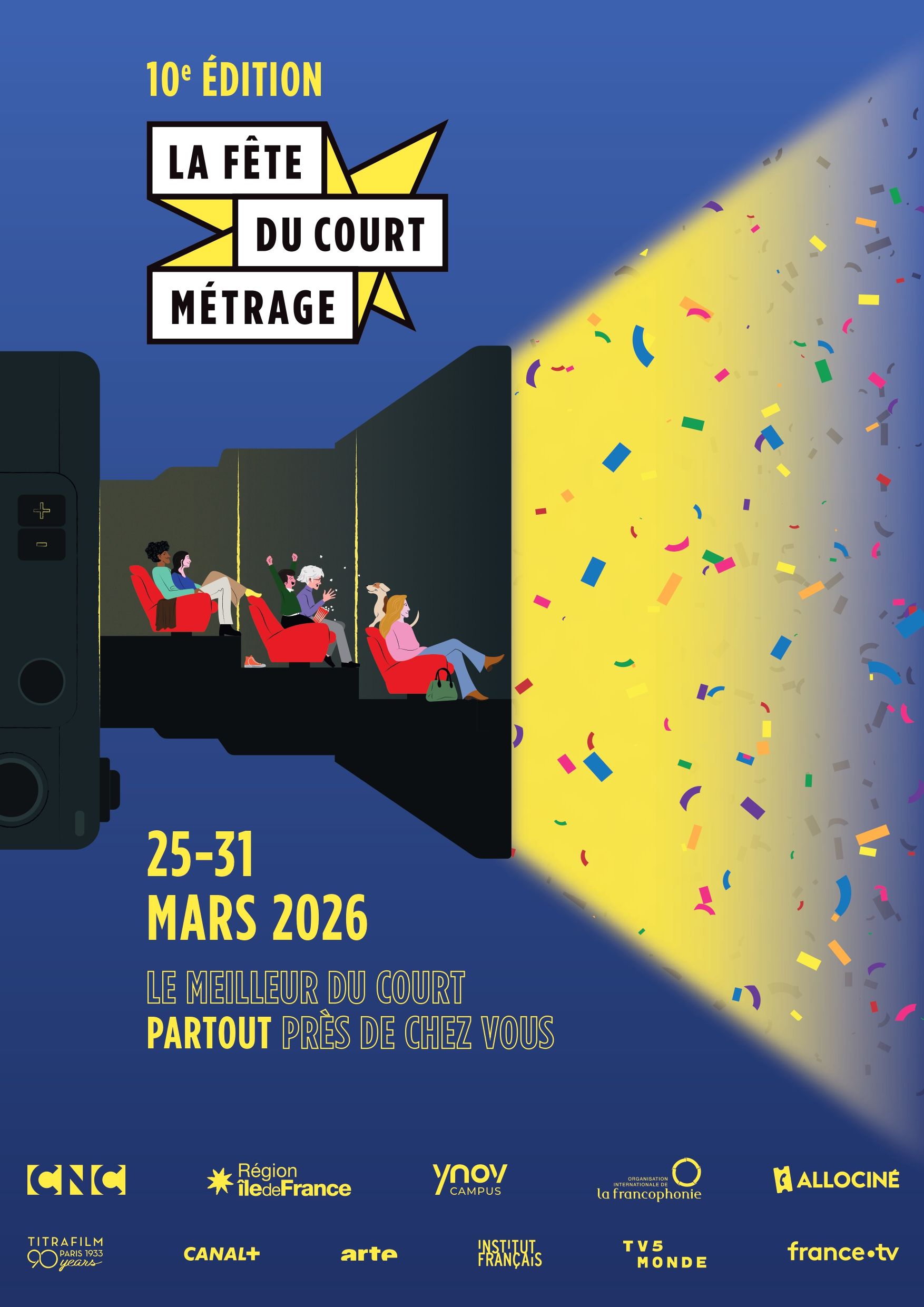 Affiche de la Fête du Court Métrage 2026