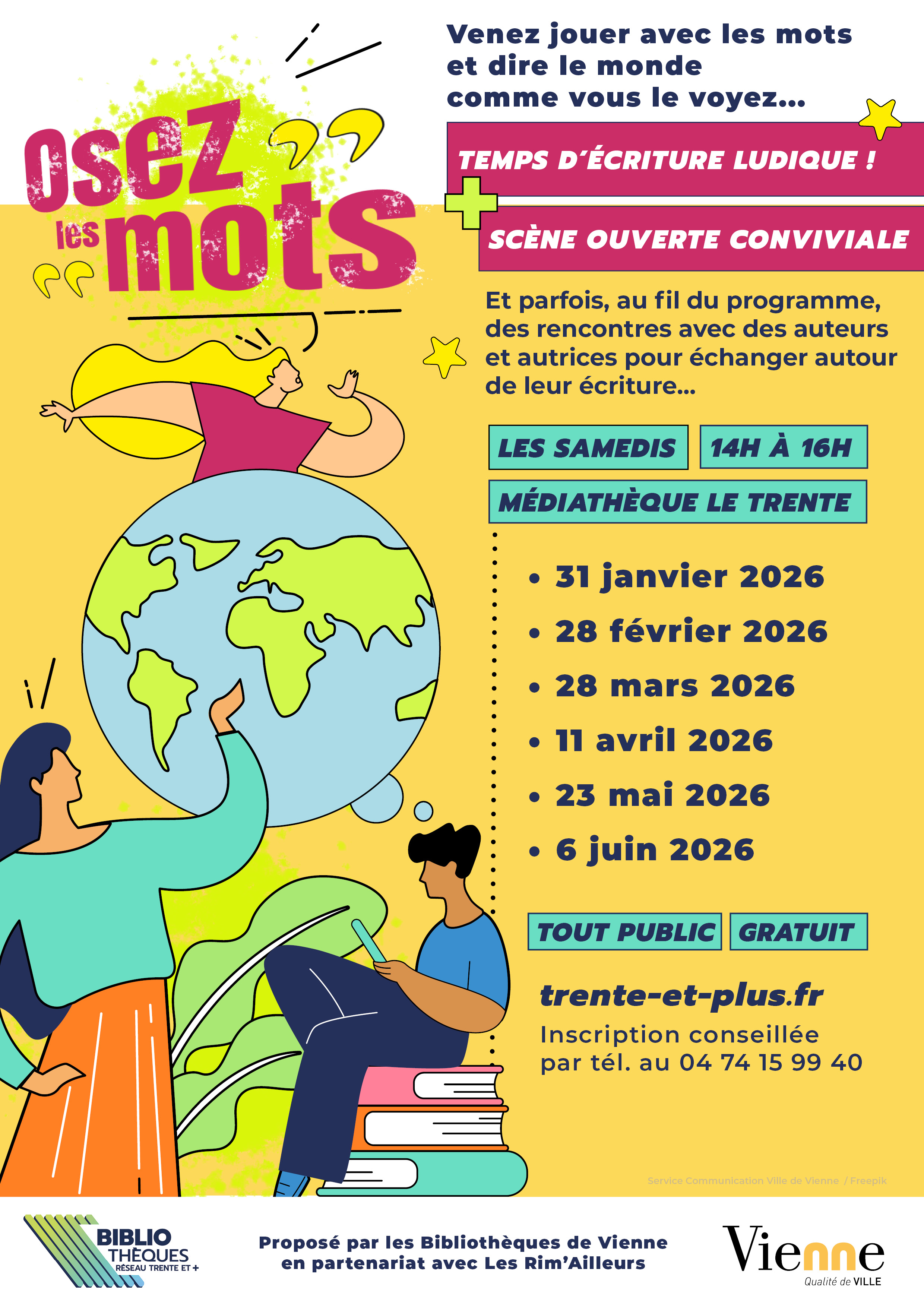 Affiche Osez les mots