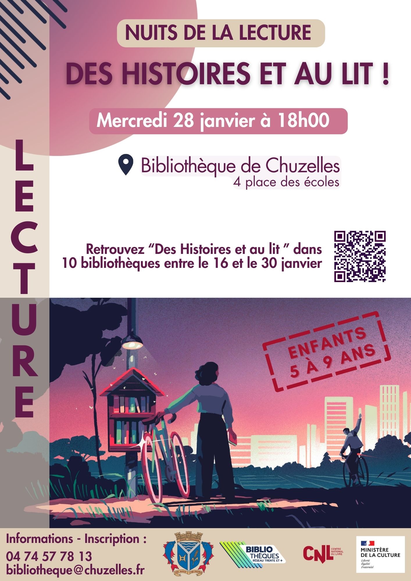 Affiche Une histoire et au lit !