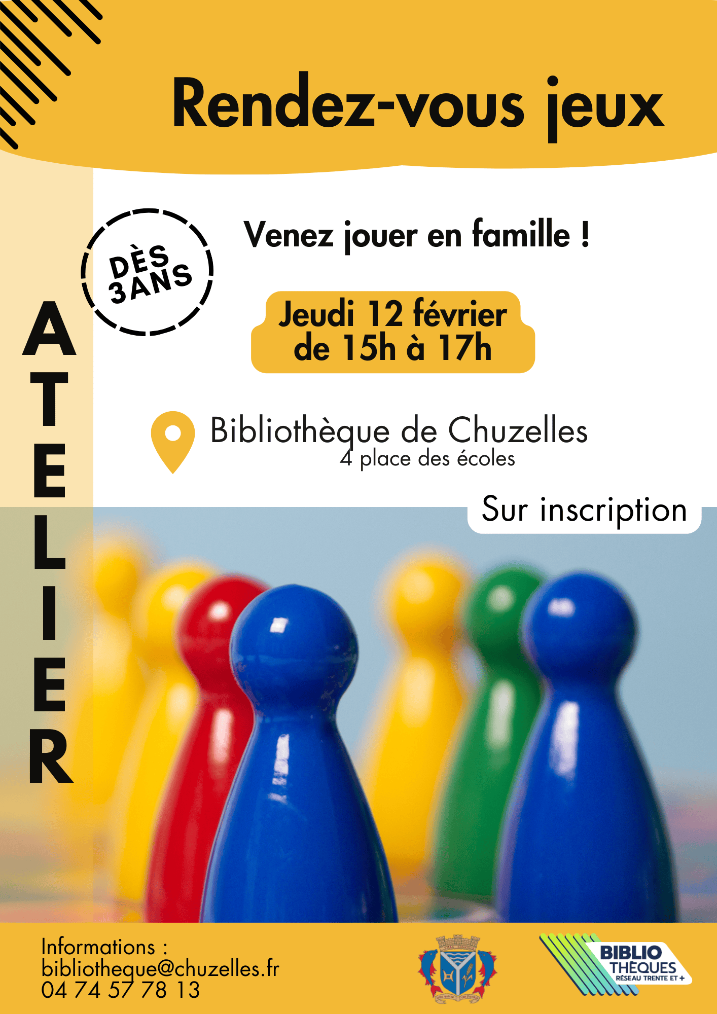 Affiche rendez-vous jeux