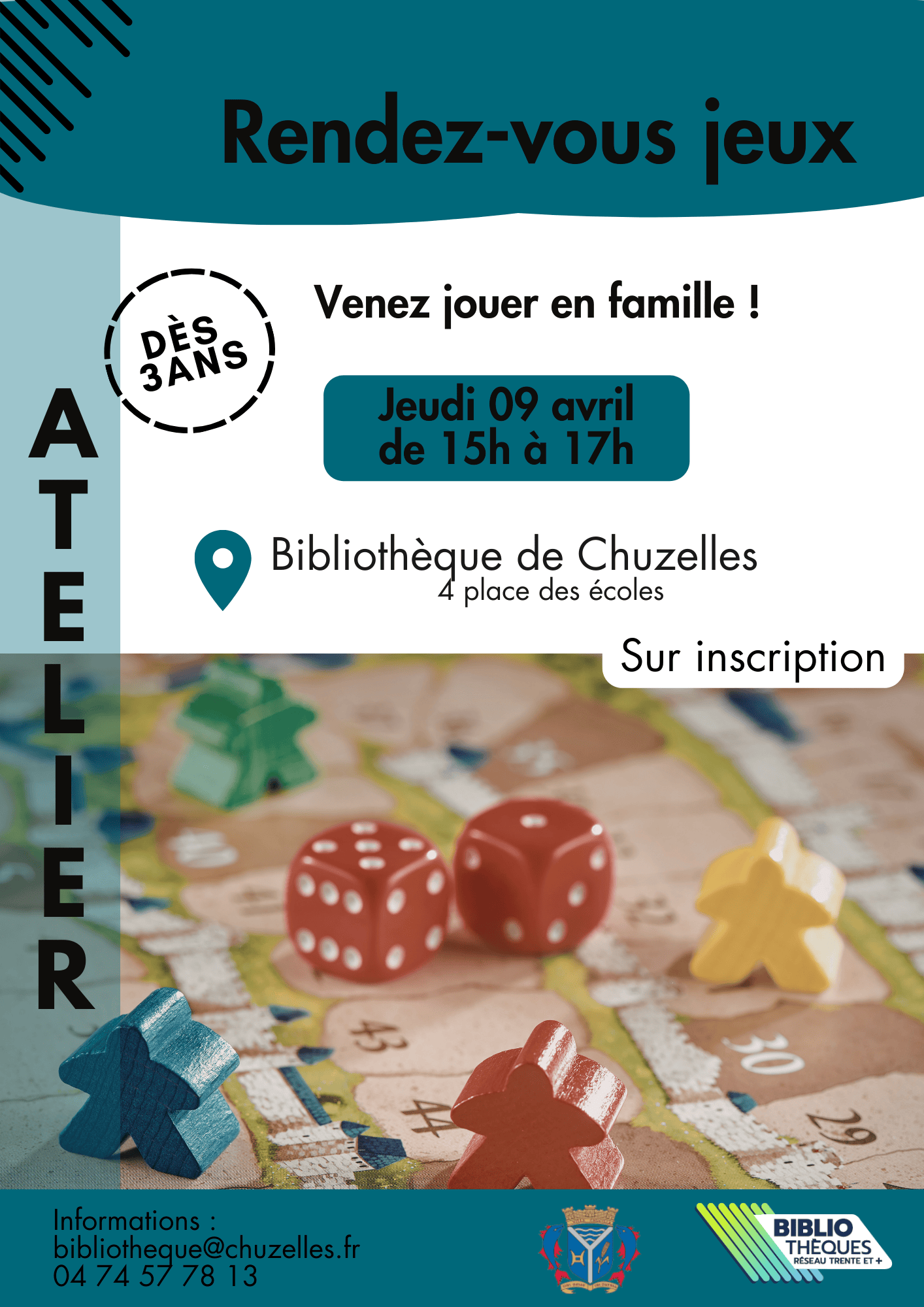 Affiche rendez-vous jeux