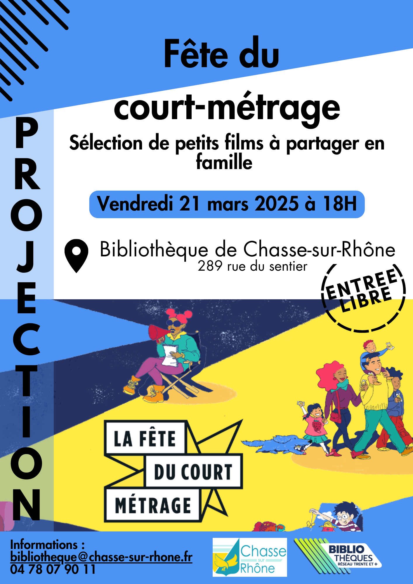 Affiche Fête du Court Métrage Chasse