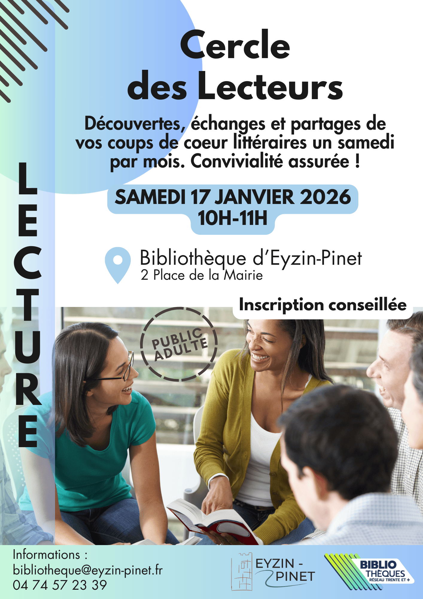 Affiche cercle des lecteurs
