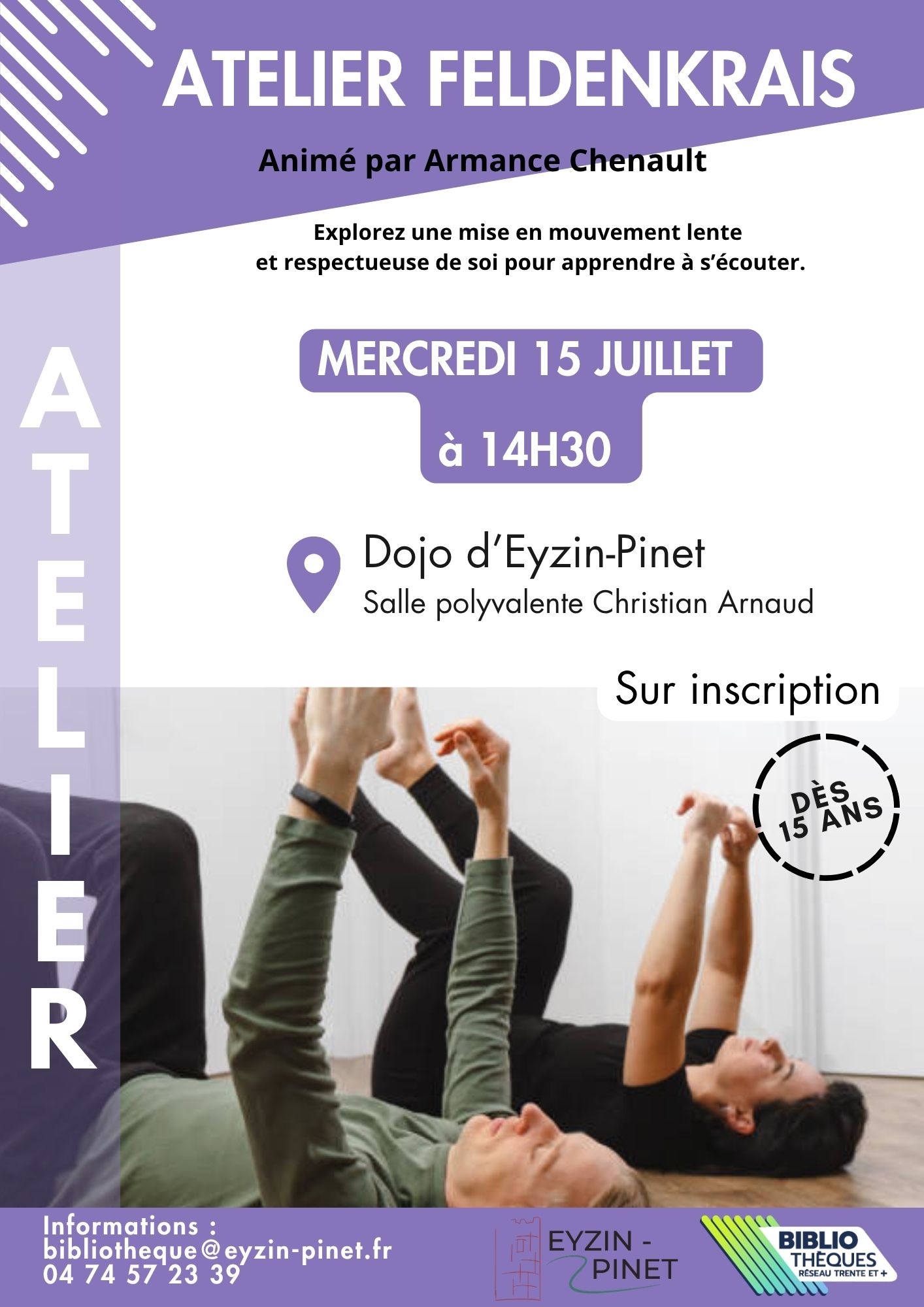 Affiche atelier Feldenkrais