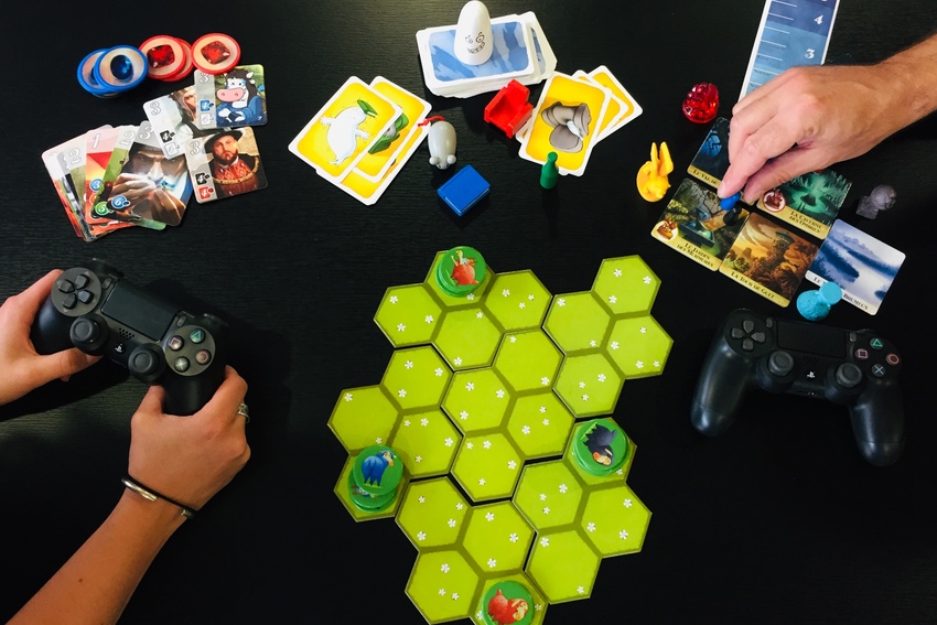 jeux de société et jeux vidéo