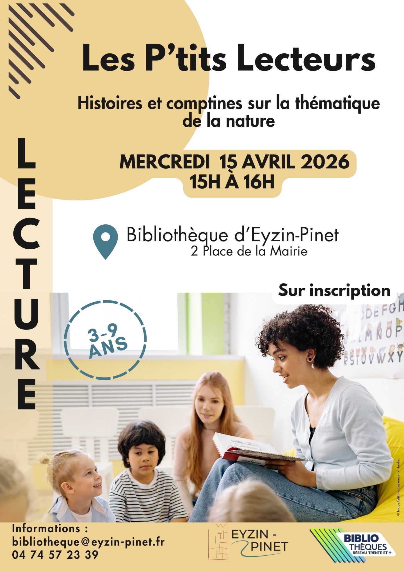 Affiche P'tits Lecteurs Eyzin