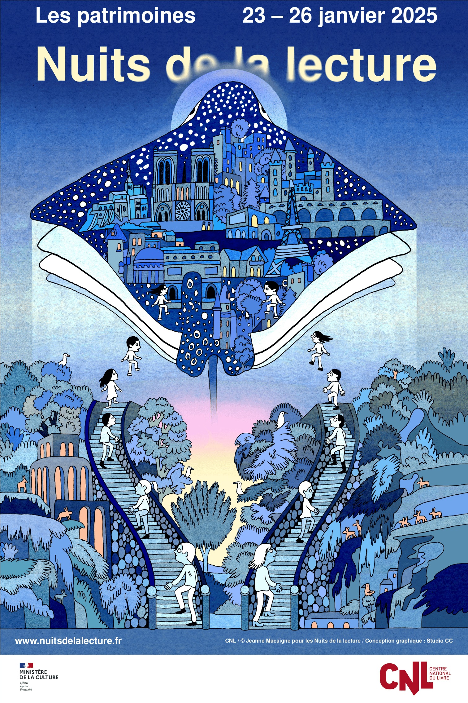Affiche nuits de la lecture