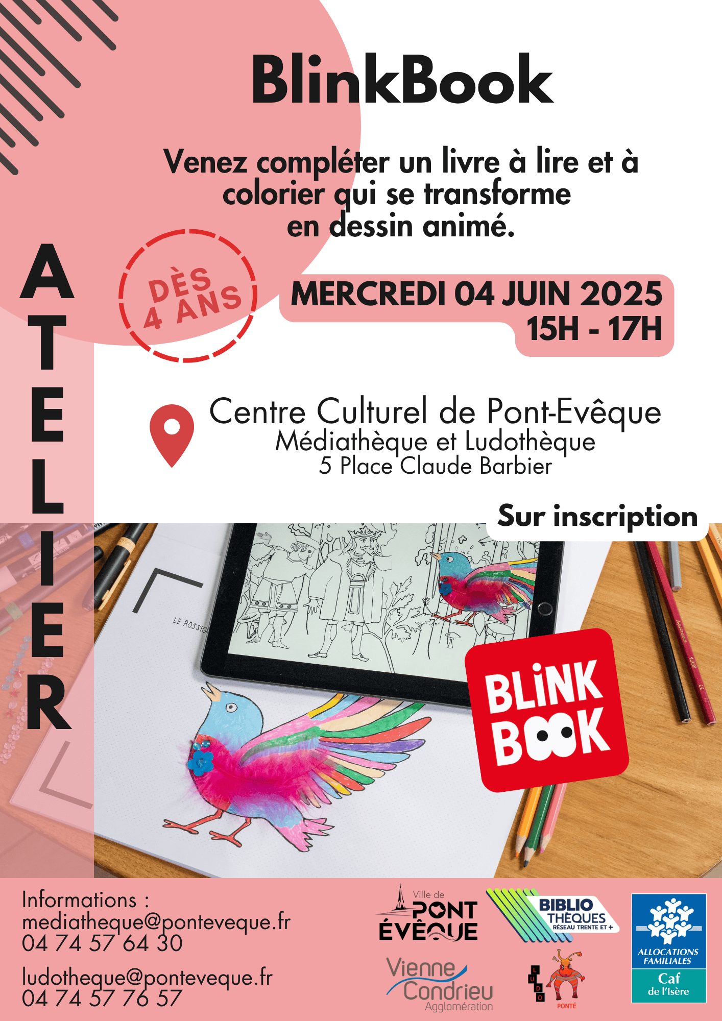 Affiche atelier BlinkBook