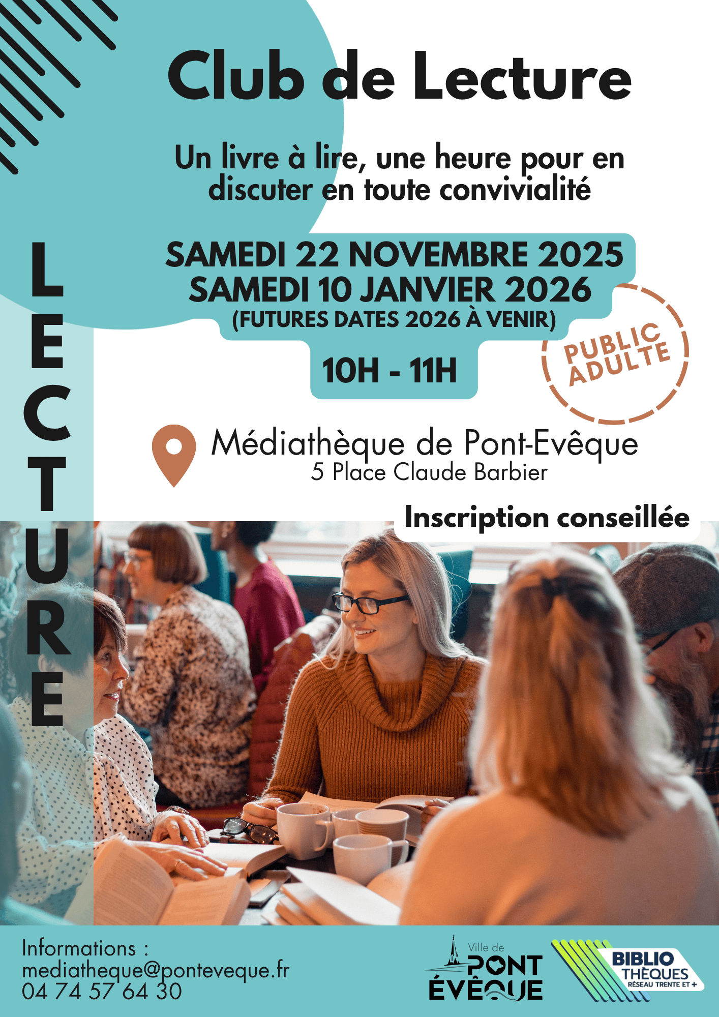 Affiche Club de Lecture