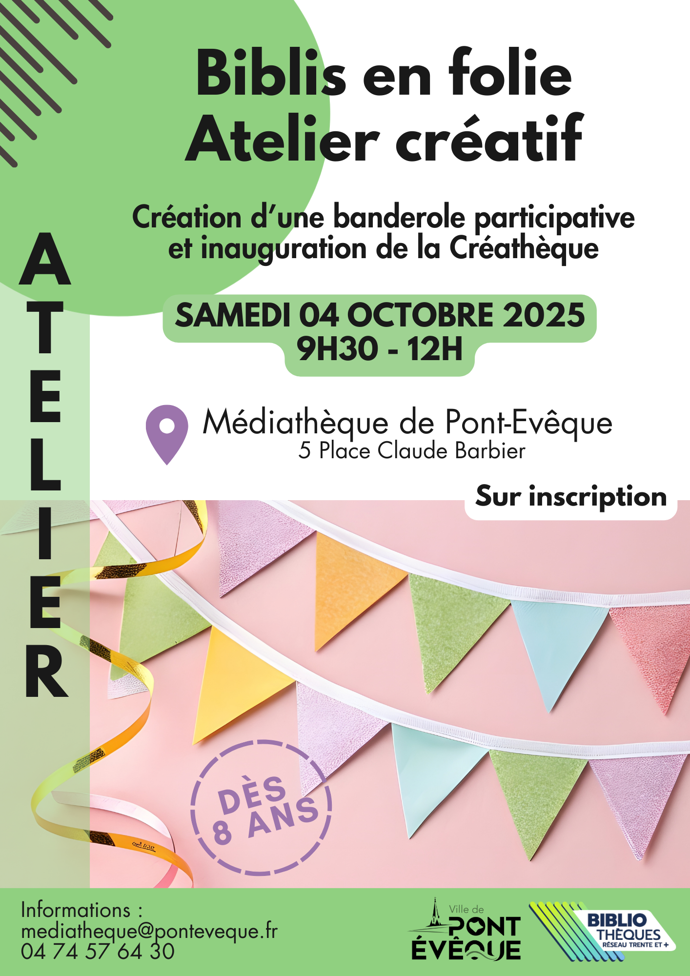 Affiche créathèque