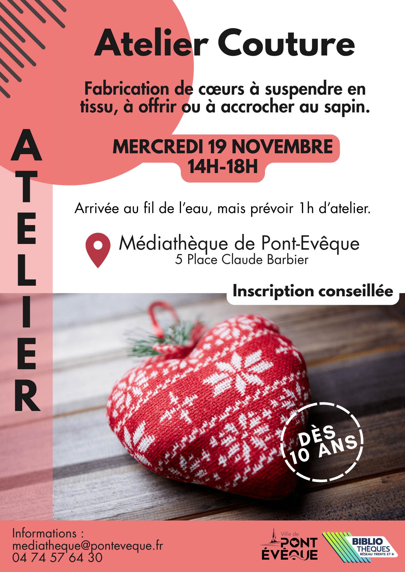 Affiche atelier couture