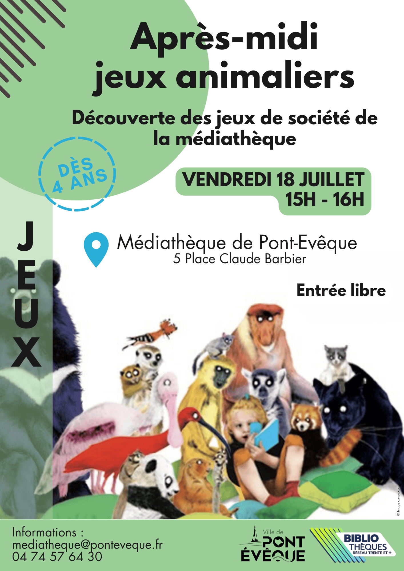 Affiche après-midi jeux