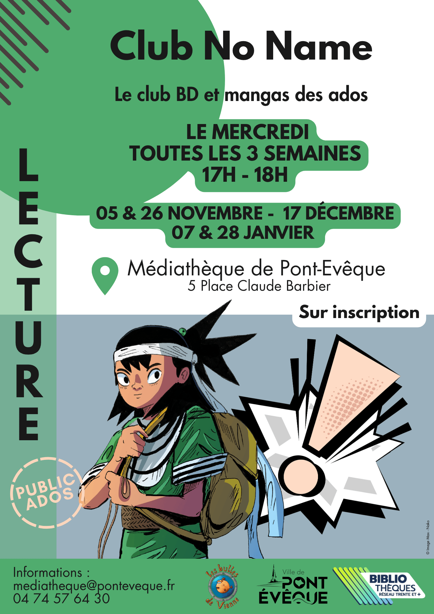 Affiche Club No Name Pont-Evêque