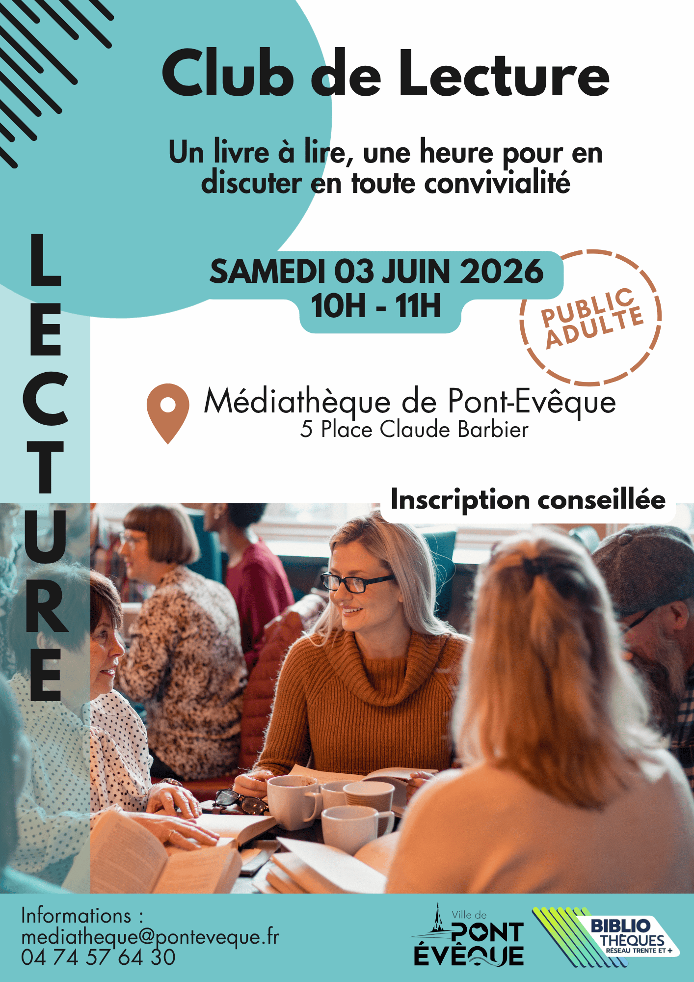 Affiche Club de Lecture