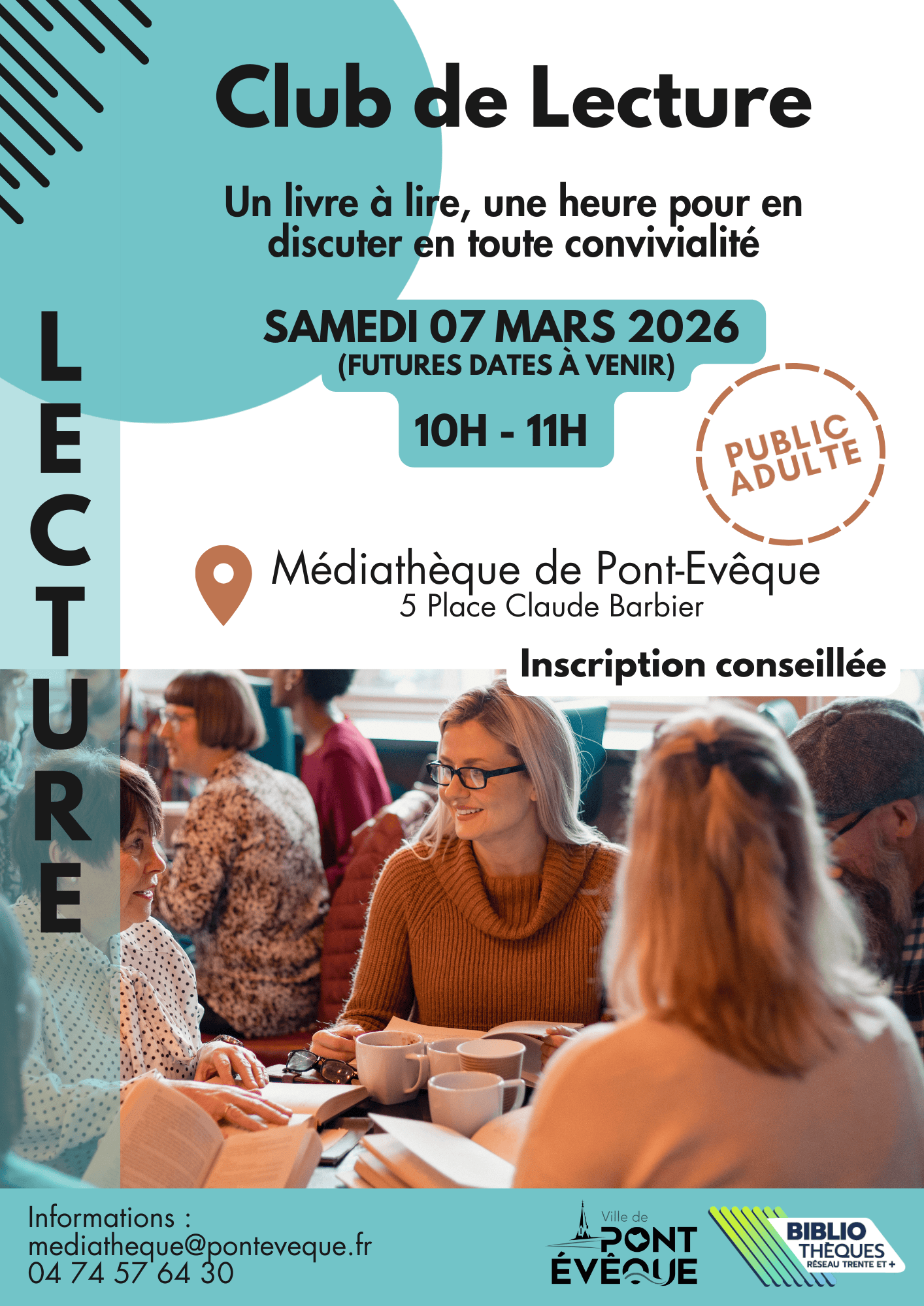 Affiche Club de Lecture
