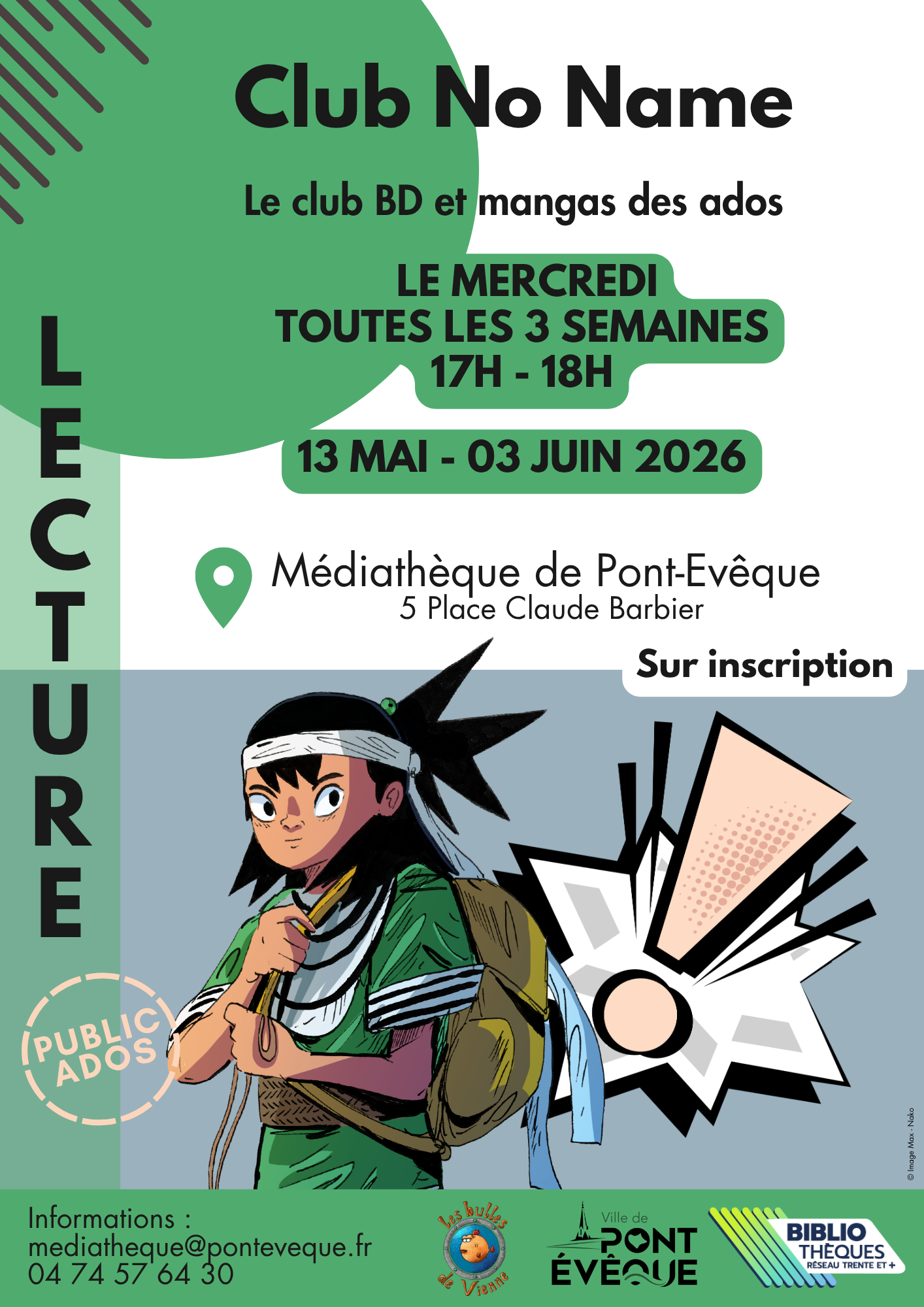 Affiche Club No Name Pont-Evêque