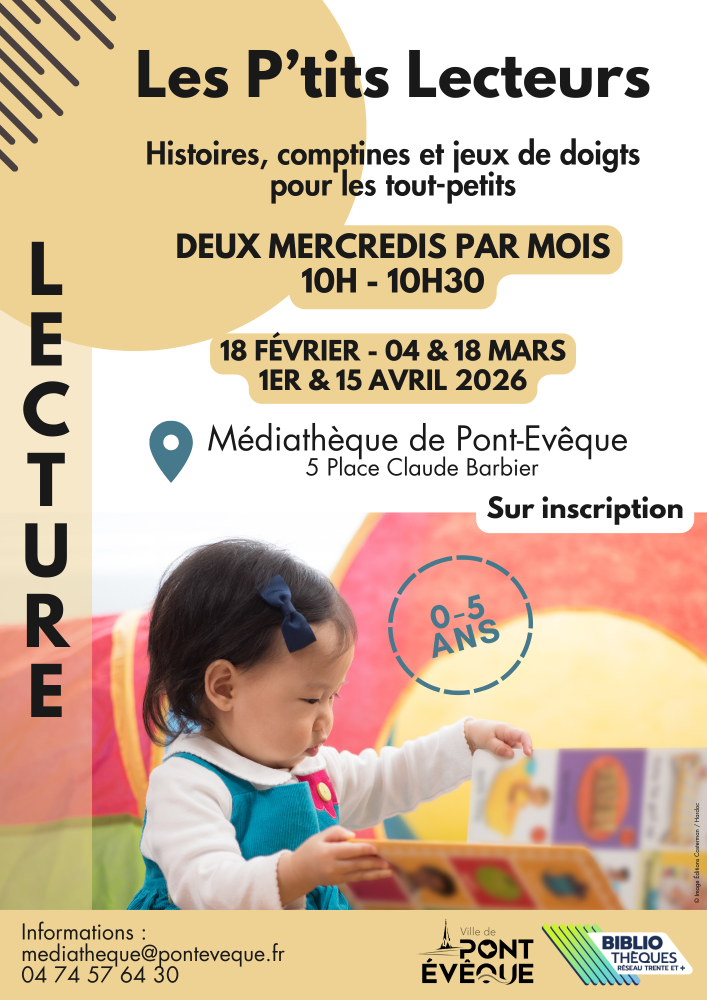 Affiche Les P'tits Lecteurs