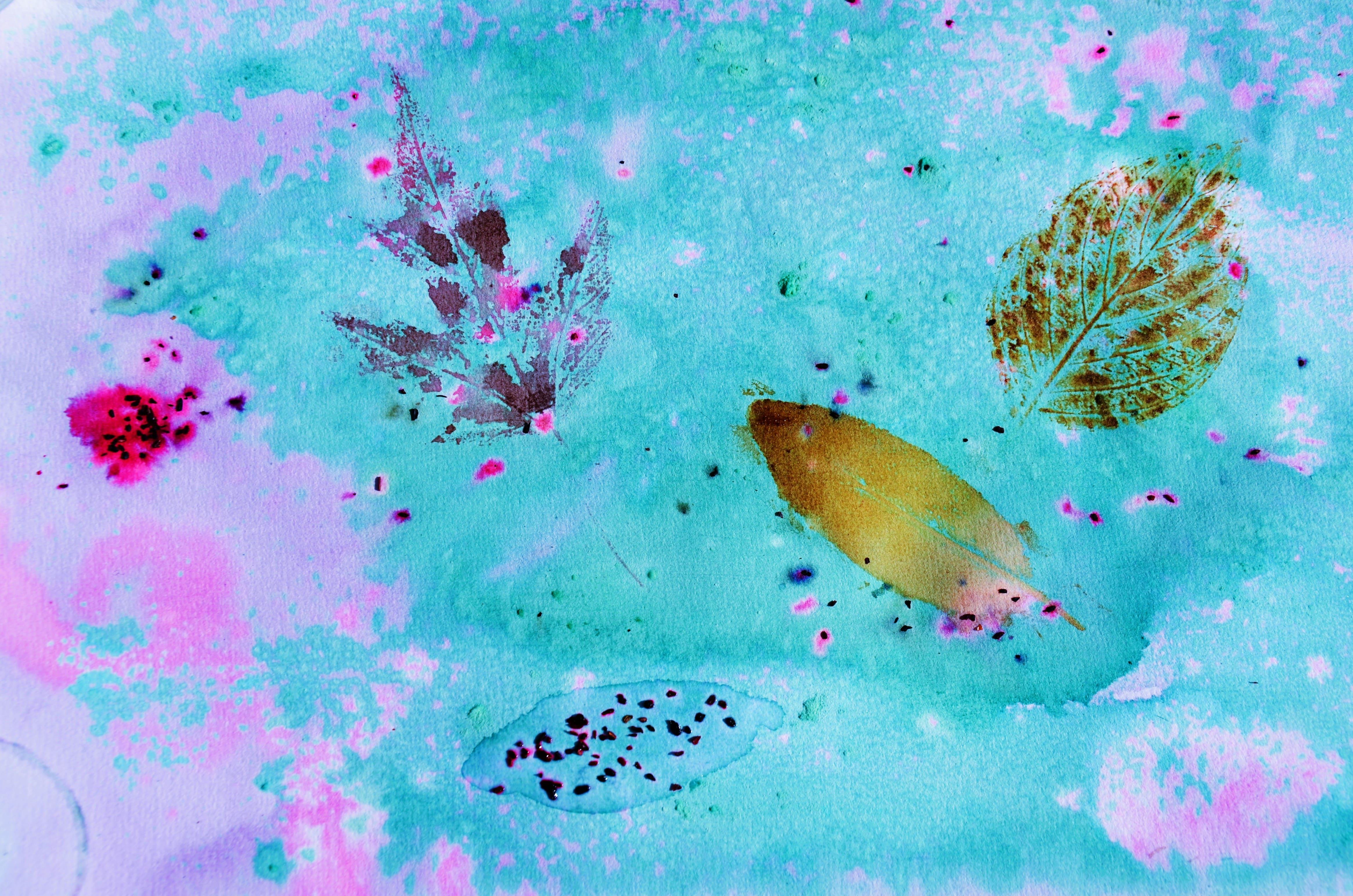 Miniature peinture végétale