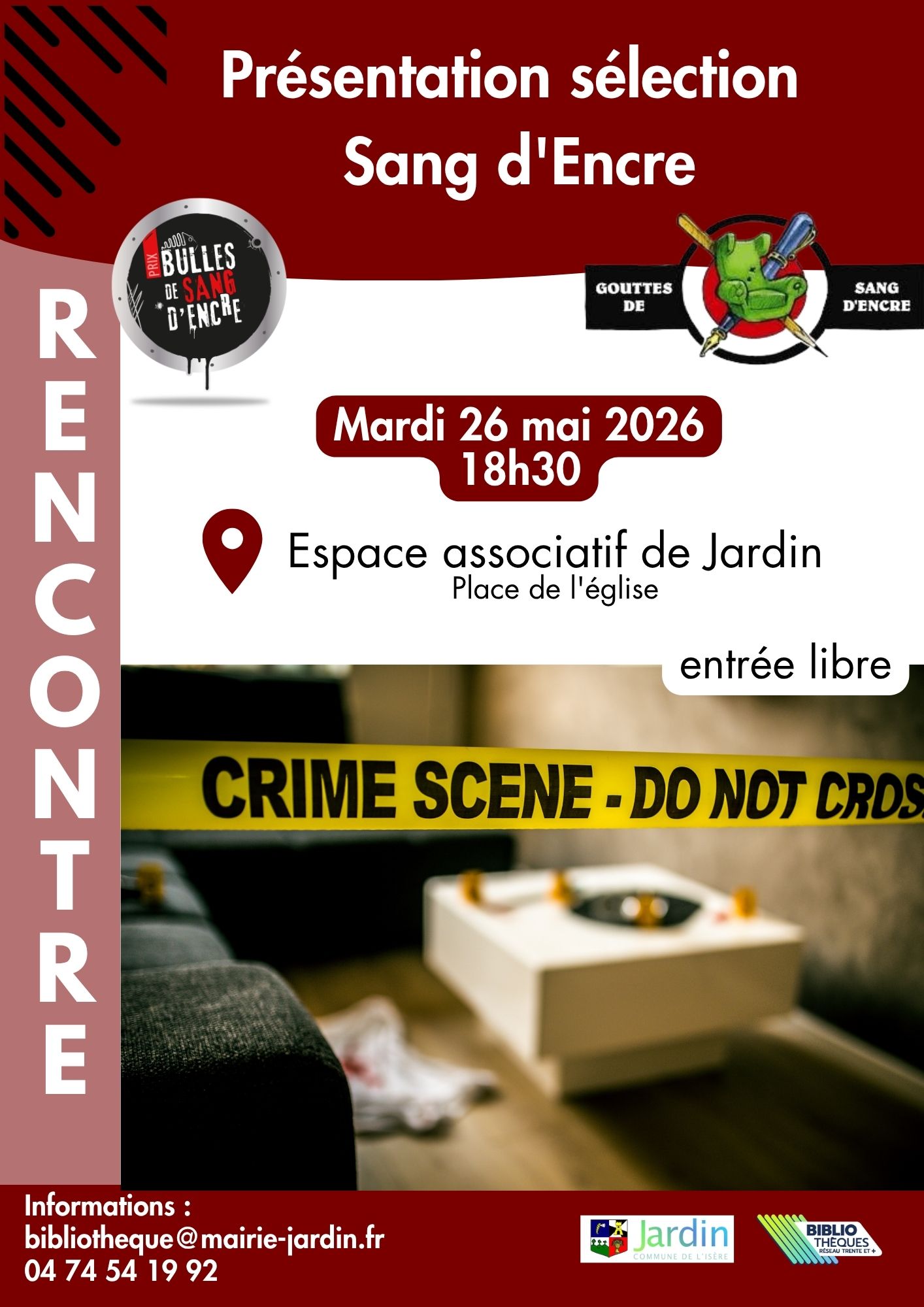 Affiche présentation Sang d'Encre