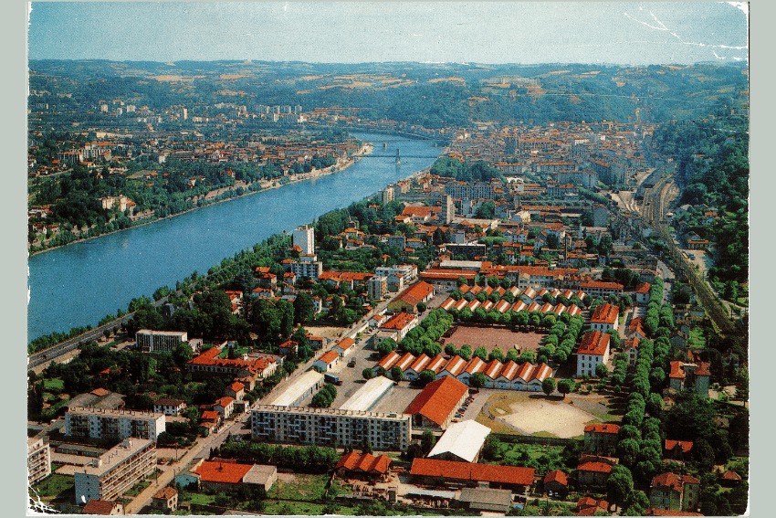 carte postale Vienne Sud quartier Saint Germain