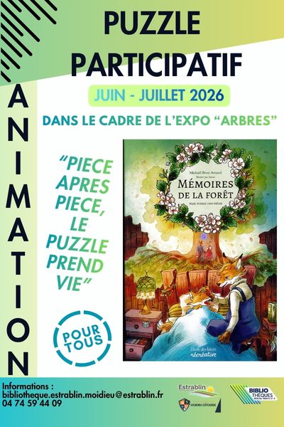 Affiche puzzle participatif