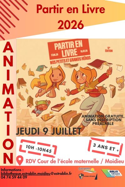 Affiche Partir en Livre Estrablin