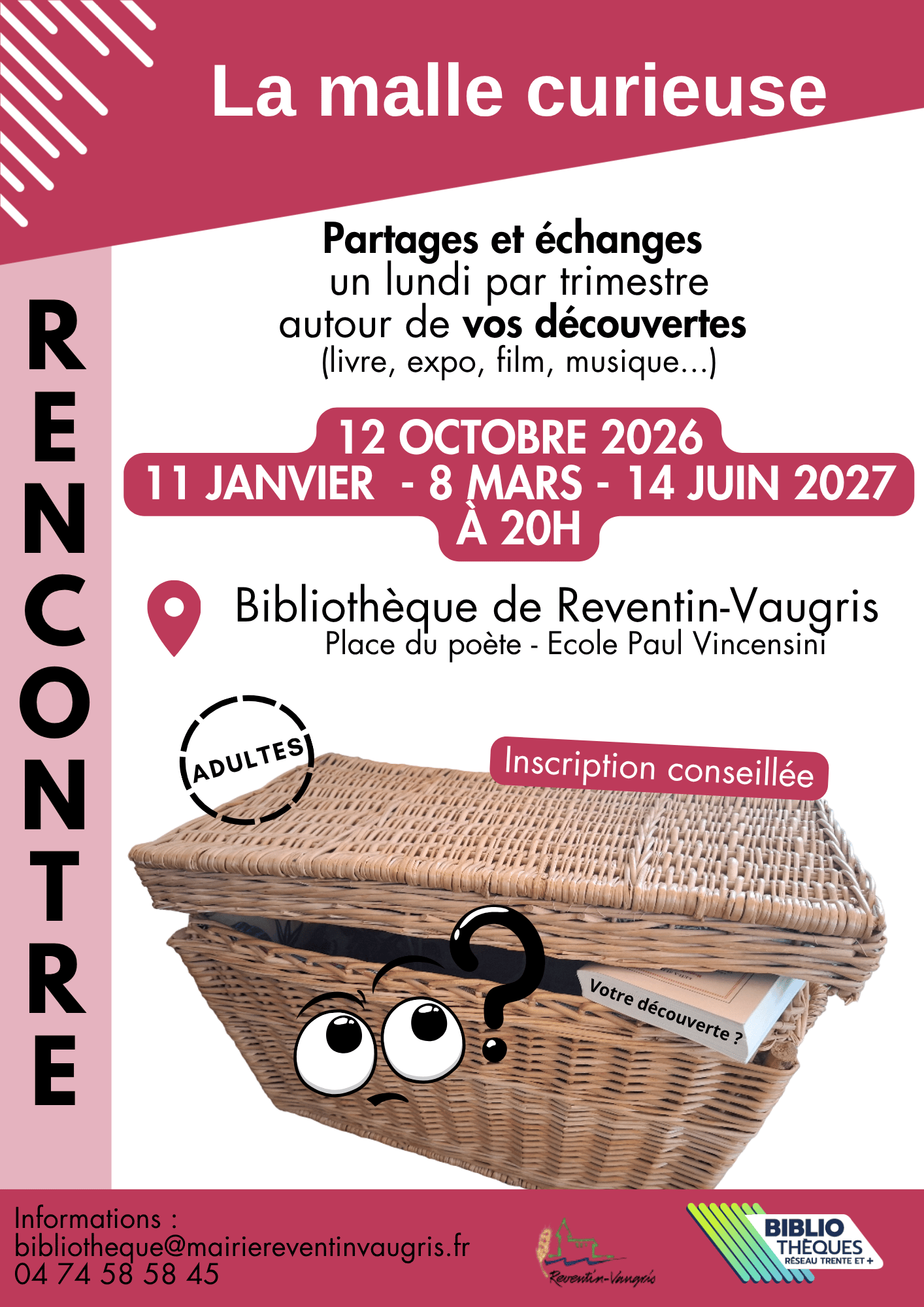Affiche malle curieuse