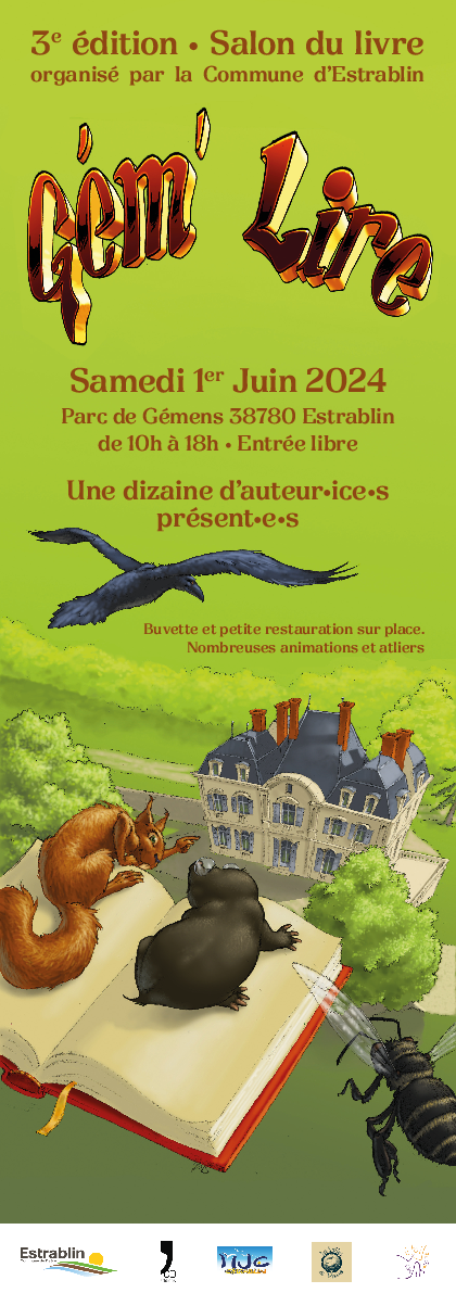 Affiche Salon Gém' Lire 2024