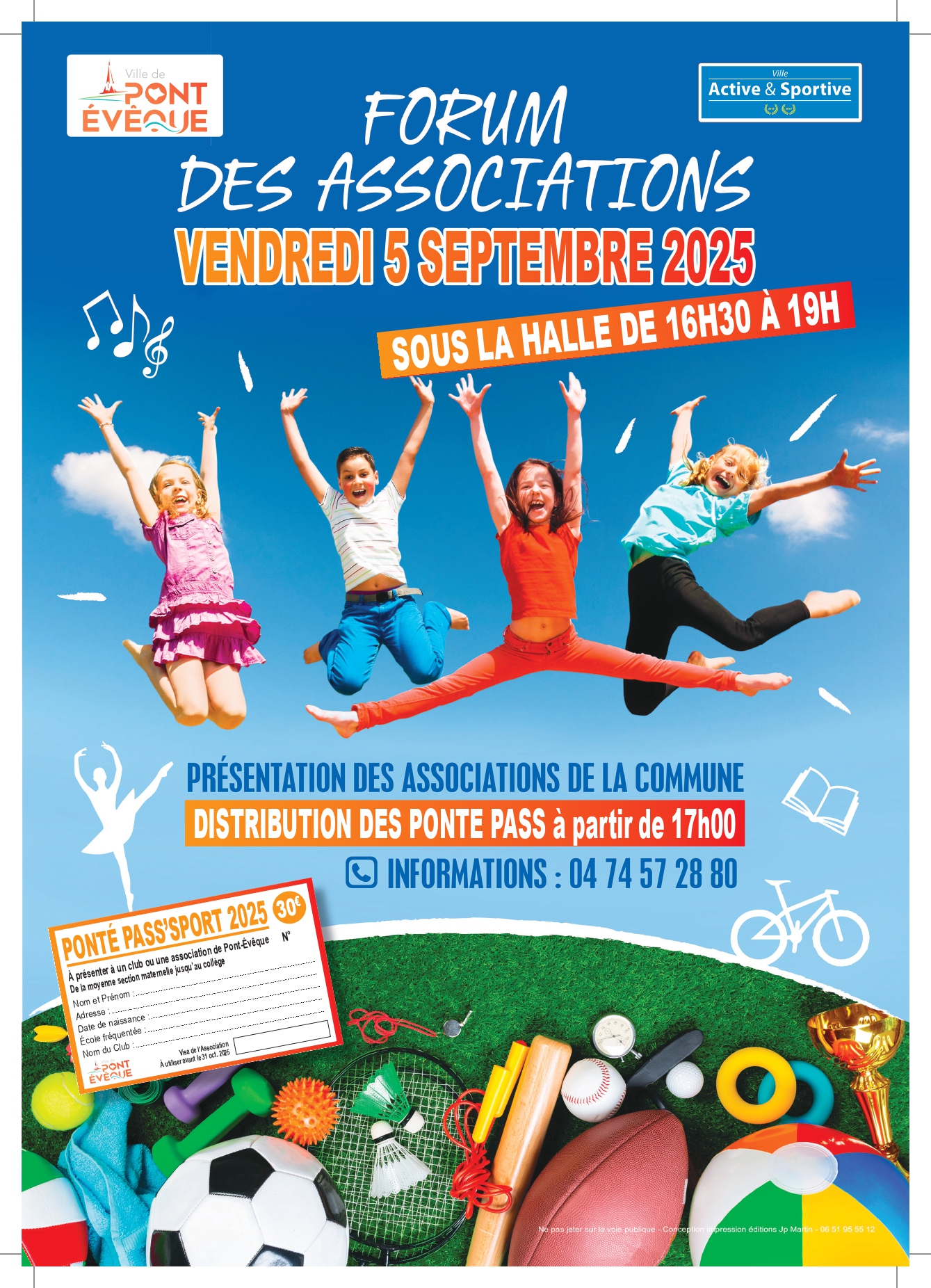 Affiche forum des associations de Pont-Evêque
