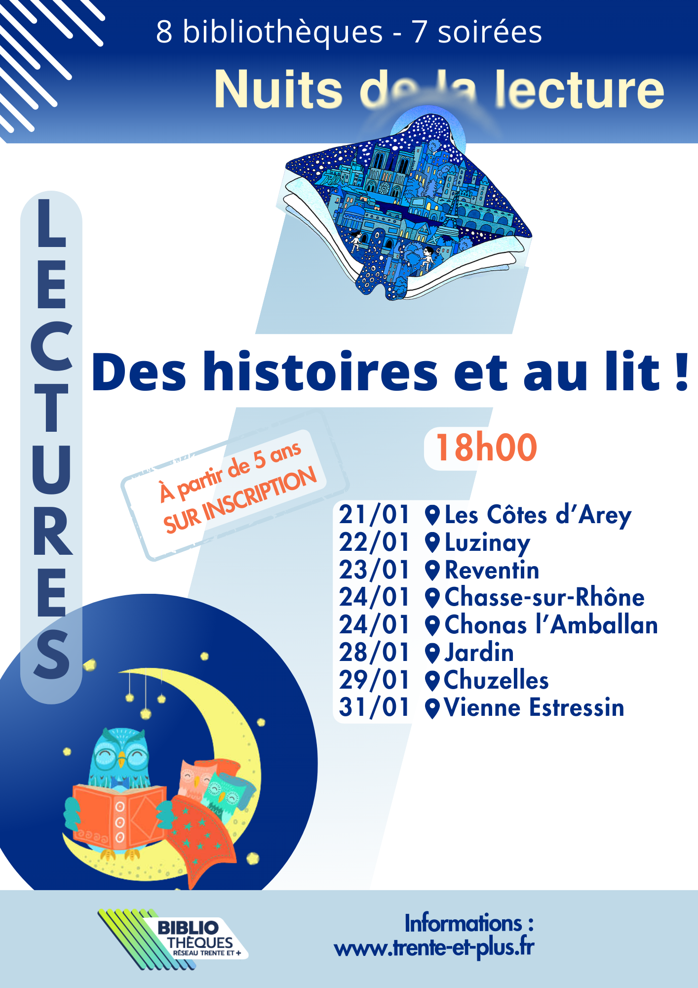 Des histoires et au lit visuel