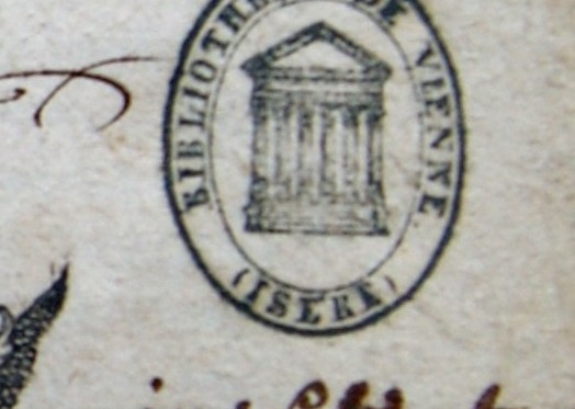 20 cachet bibliothèque de Vienne