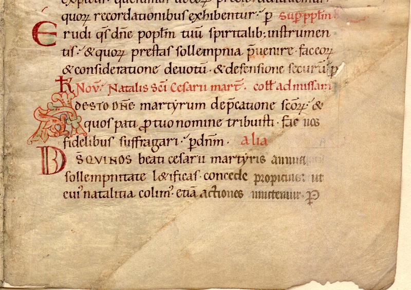 4 parchemin réparé écriture tardive