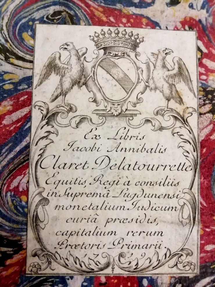 9 ex libris Claret
