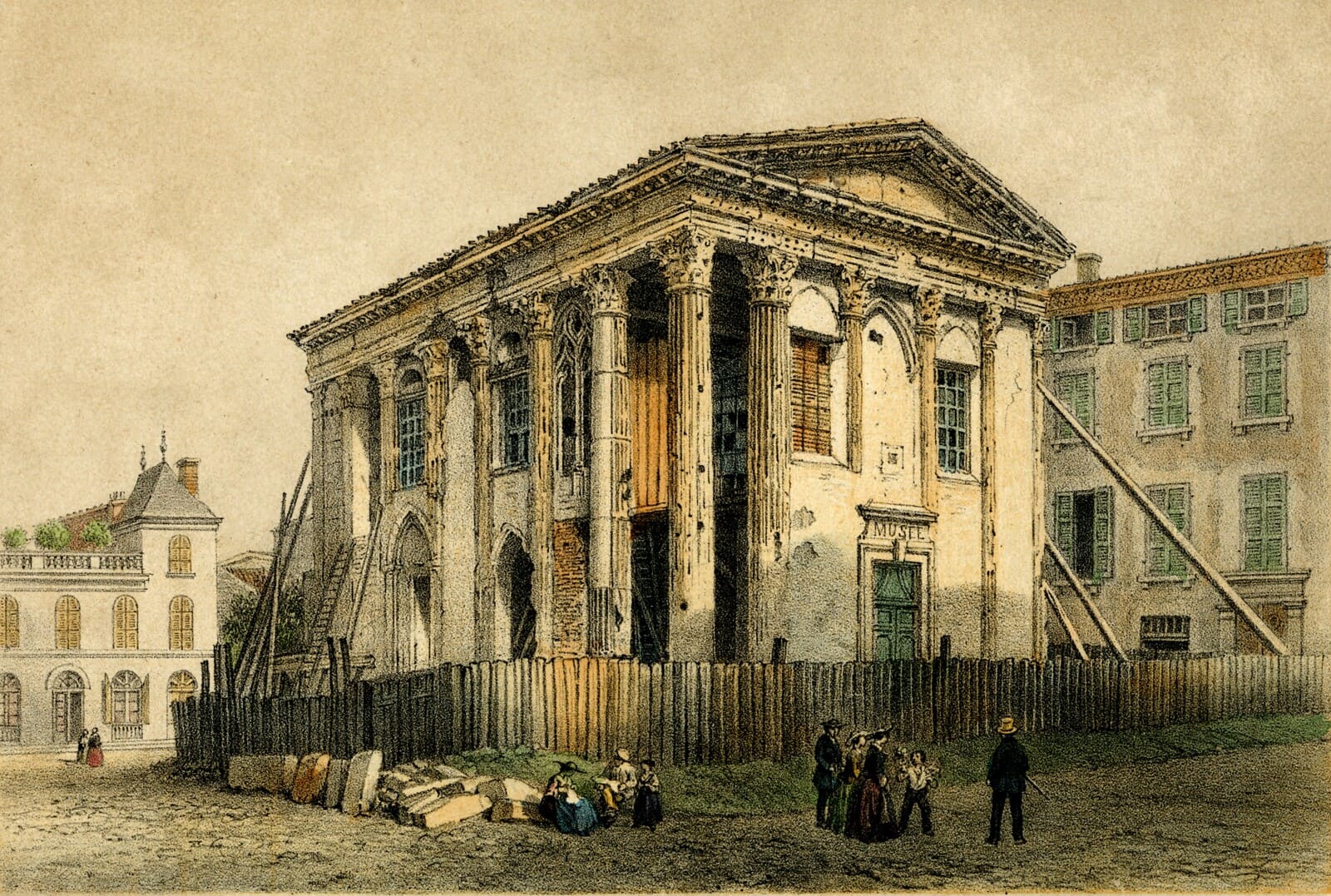 Bibliothèque de Vienne en 1823
