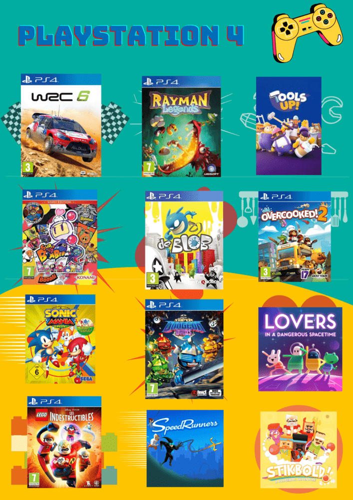 liste jeux PS4