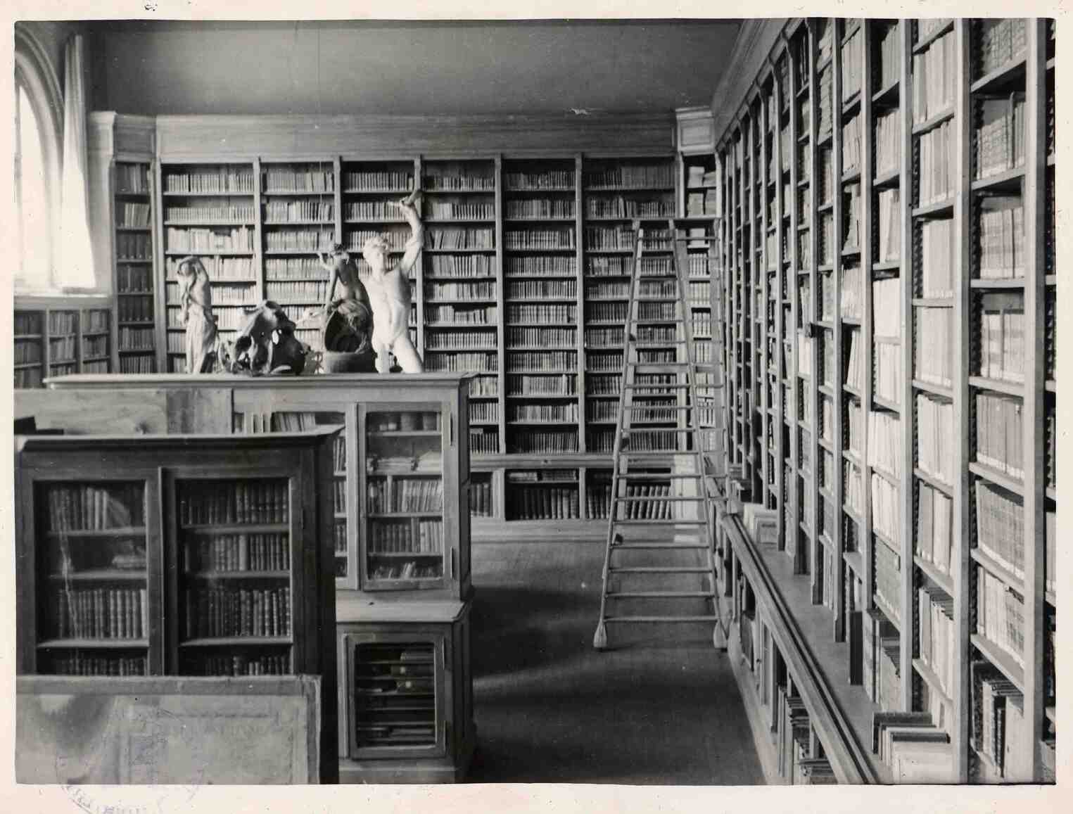Grande salle Bibliothèque de Vienne en 1949