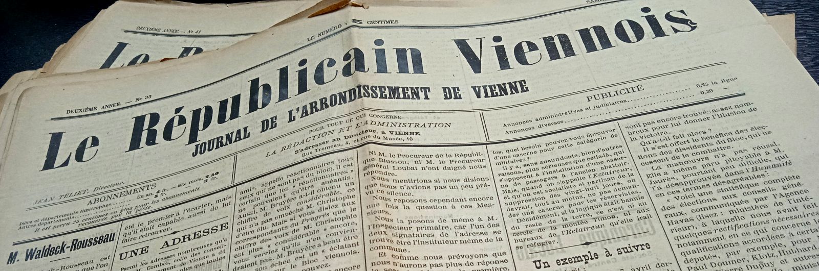 Journaux anciens Vienne