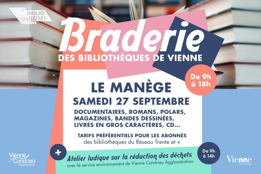 visuel braderie des bibliothèques