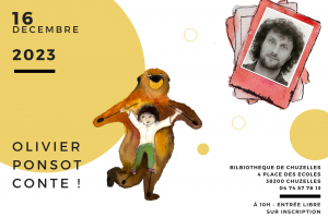 Affiche contes avec Olivier Ponsot