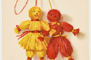 Les poupées de laine Nénette et Rintintin