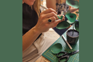 création de plante en papier