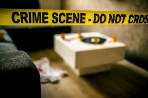 Photo d'une scène de crime