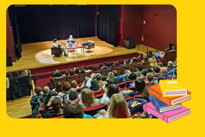 photo de la rentrée littéraire à l'auditorium